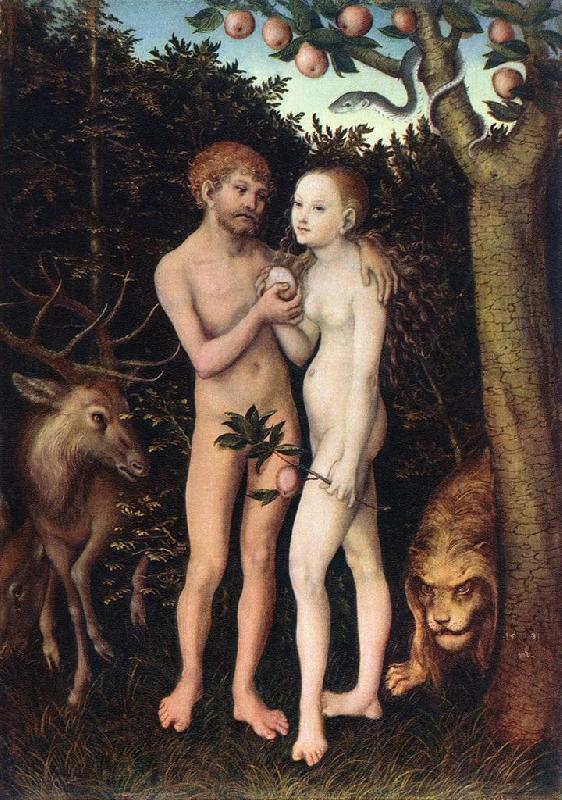 CRANACH, Lucas the Elder Adam and Eve 04